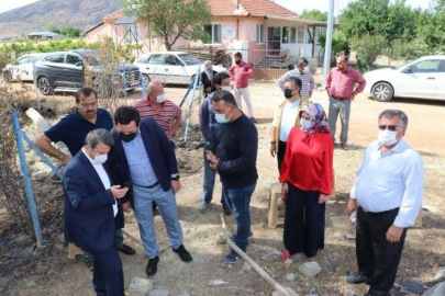 YANGINZEDE AİLEYE DEVLET ELİ UZANDI