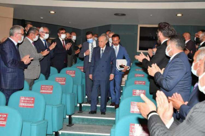 BAŞKAN İŞLEK, BAHÇELİ İLE BULUŞTU