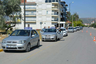 84 SÜRÜCÜ ADAYI EHLİYET İÇİN TER DÖKTÜ