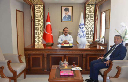  KAYMAKAM ÇİMŞİT’TEN İL MÜFTÜSÜ YALÇINKAYA’YA ZİYARET