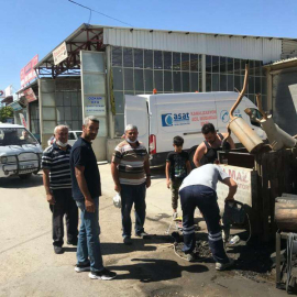 ASAT KORKUTELİ SANAYİSİNDE ÇALIŞMA YAPIYOR