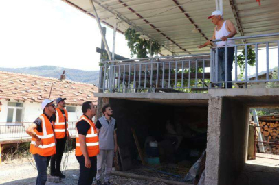  AK PARTİ HEYETİ YANGIN BÖLGESİNDE