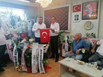 İYİ’LERDEN BAŞKAN CARAN’A ZİYARET