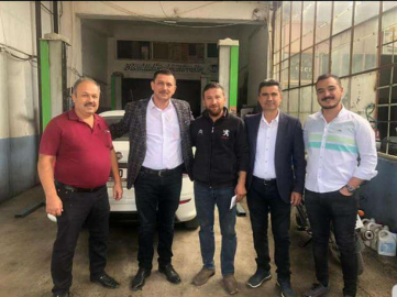 KÜÇÜKKARASUCU’DAN SANAYİ ESNAFINA ZİYARET