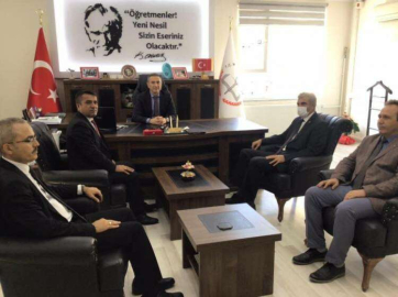 MÜDÜR ER’DEN İLÇE MİLLİ EĞİTİME ZİYARET