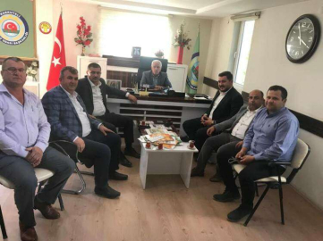 BAŞKAN CARAN KURUM ZİYARETLERİNİ SÜRDÜRÜYOR