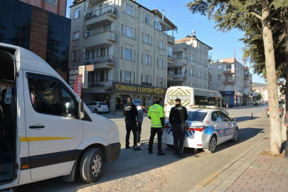 SERVİS ARAÇLARINA ŞAFAK DENETİMİ   