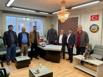 BAŞKAN ADAYI DOĞAN’DAN BAŞKAN CARAN’A ZİYARET