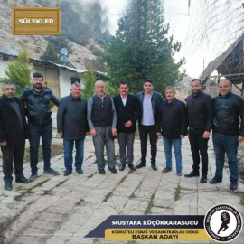 KÜÇÜKKARASUCU SÜLEKLER ESNAFI İLE BULUŞTU