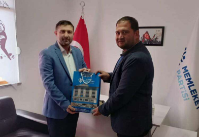 MÜFTÜ KIZMAZ’DAN MEMLEKET PARTİSİNE ZİYARET