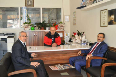 VERGİ DAİRESİNDEN GAZETECİLER GÜNÜ ZİYARETİ 