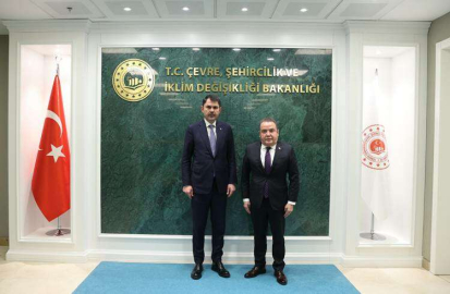 BAKAN KURUM, BAŞKAN BÖCEK'İ AĞIRLADI