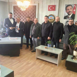  ERSAN VE EKİBİNDEN BAŞKAN CARAN’A ZİYARET
