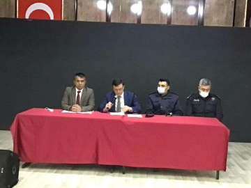 OKUL GÜVENLİĞİ TOPLANTISI YAPILDI