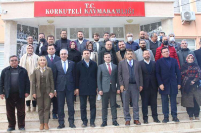 AK PARTİ HEYETİ KORKUTELİ’NDE