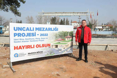 UNCALI MEZARLIĞI’NDAKİ BİRİMLER YENİLENİYOR