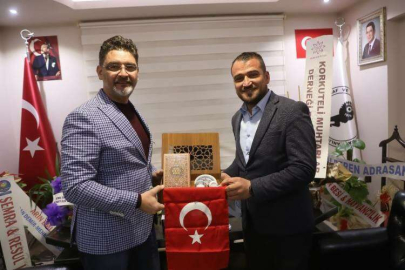 ÖMER BAŞKAN’DAN KURTOĞLU’NA HAYIRLI OLSUN ZİYARETİ