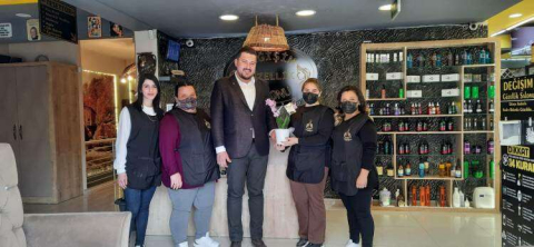 BAŞKAN CARAN’DAN ANLAMLI JEST