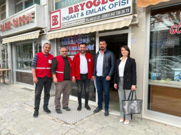 KIZILAY'DAN İHTİYAÇ SAHİBİ 50 AİLEYE YARDIM PAKETİ