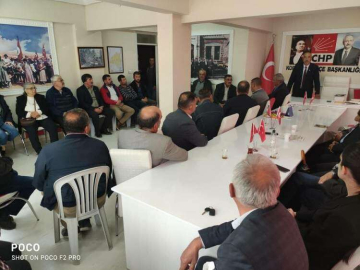 CHP KORKUTELİ PARTİLİLERİ İLE BAYRAMLAŞTI