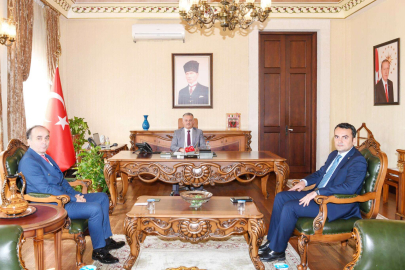 Kaymakam Üçüncü’den Vali Yazıcı’ya Ziyaret