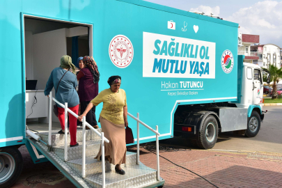 Kepez’in Mobil Kanser Tarama Tır’ı Korkuteli’nde