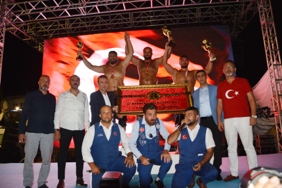 Korkuteli Altın Kiraz Yağlı Güreşlerinde başpehlivan Okulu oldu