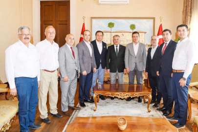 Başkan Sancaktar Kurum Ziyaretinde