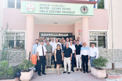 Halk Eğitimi Merkezi Müdürleri Korkuteli’nde Toplandı