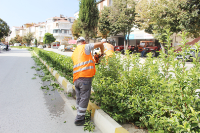 Korkuteli ’de refüjlerde temizlik ve bakım