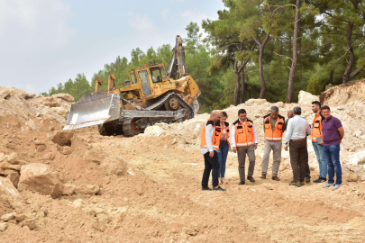 Duacı, Korkuteli ve Çankaya'yı birbirine bağlayacak yol çalışmaları sürüyor