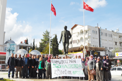 Dereköy’de “Kömüre Hayır”