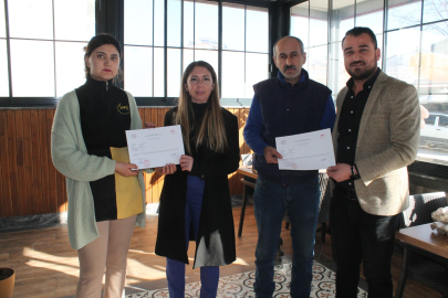 Fırıncı esnafına hijyen belgesi verildi