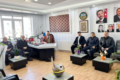 Protokolden Başkan Caran’a ziyaret