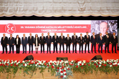 MHP Antalya milletvekili adayları tanıtıldı