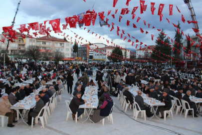 Caran’ın iftarına yoğun katılım