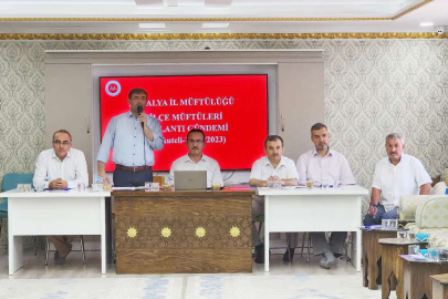 Temmuz Ayı İlçe Müftüleri Toplantısı Korkuteli'de Gerçekleştirildi