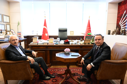 Başkan Böcek, Kılıçdaroğlu ile yerel seçimleri konuştu
