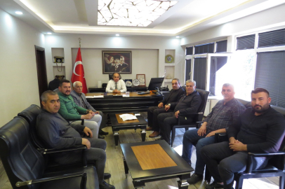 Oda Başkanlarından Kaymakam Üçüncü’ye taziye ziyareti