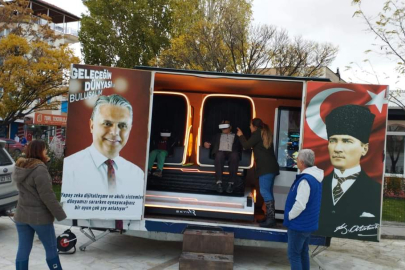 Sanal gerçeklik karavanı Korkuteli'nde