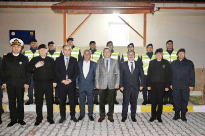 Vali Şahin Korkuteli’nde yılbaşı mesaisindeydi