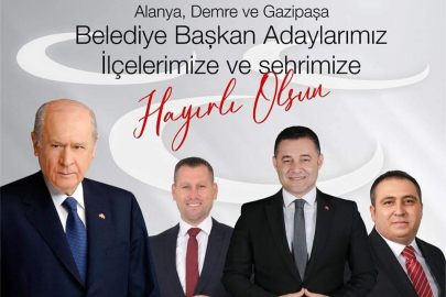 MHP Antalya’da 3 ilçe belediye başkan adayını açıkladı