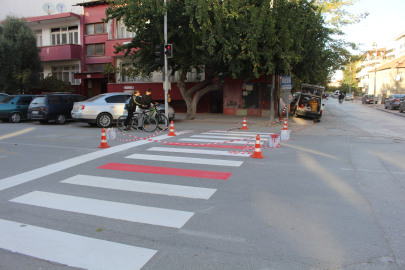 Büyükşehir Korkuteli’de trafik güvenliği için önlemler alıyor