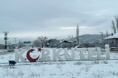 Korkuteli beyaza büründü