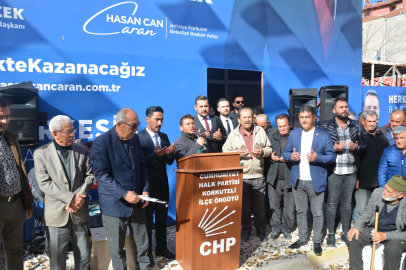 CHP Seçim Ofisi törenle açıldı