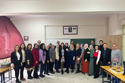 "STEM Hizmetiçi Eğitim Kursu' Sergisi açıldı