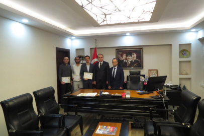 Korkuteli Tapu Müdürlüğüne Başarı Belgesi