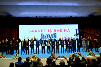 Saadet Partisi Belediye Başkan adaylarını tanıttı