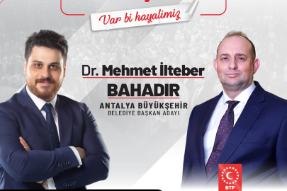 BTP Büyükşehir adayı Korkutelili Dr. Mehmet İlteber Bahadır oldu