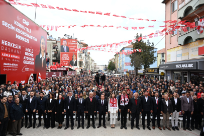 Saniye Caran’ın seçim ofisi açıldı